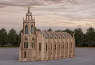 3D-Rendering nach hochskaliertem Bild offline